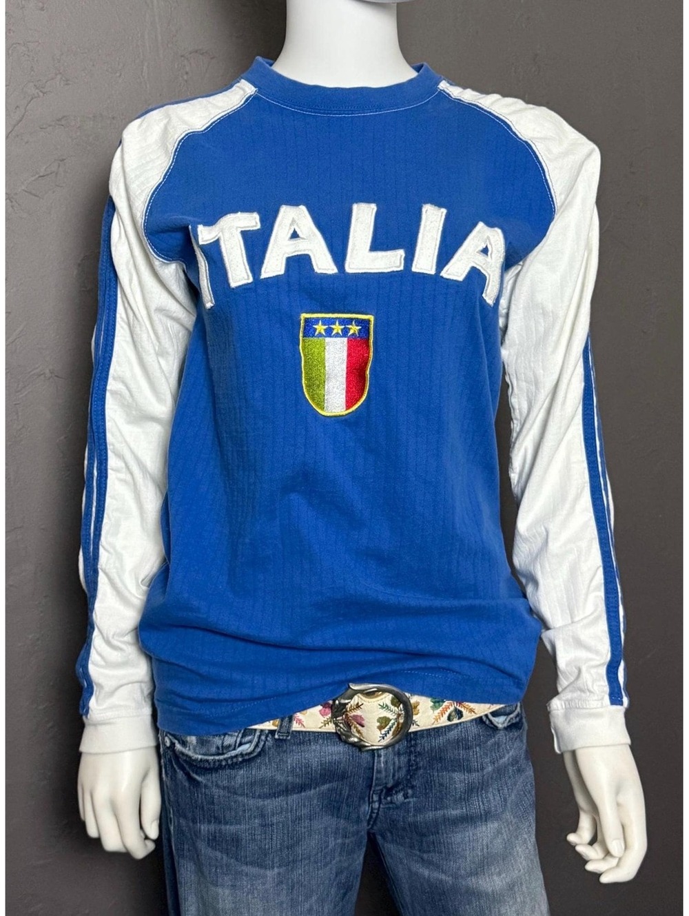 Vintage ITALIA Long-sleeved Shirt from STYLO DNM Engineering S/M